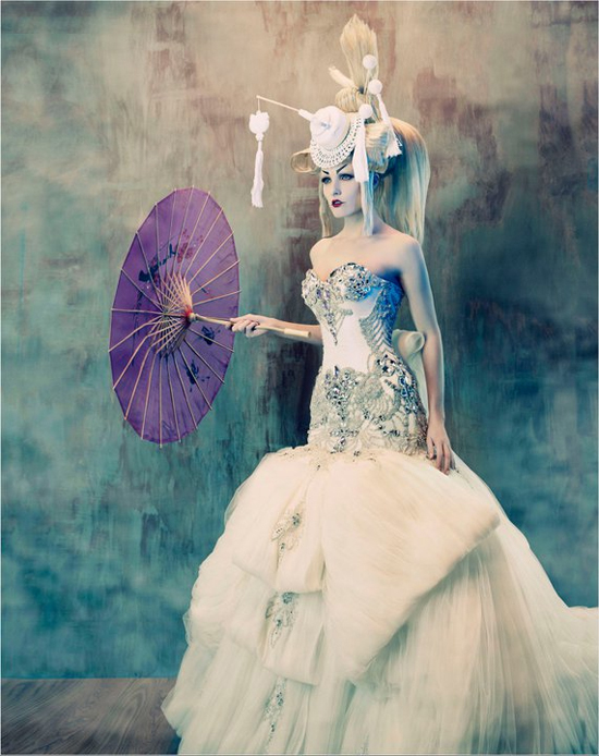 To Dream of Japan: fashion photography by Tina Patni for Amato Haute Couture 