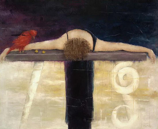Contemplation and colorful vivaciousness: paintings by Erica Hopper