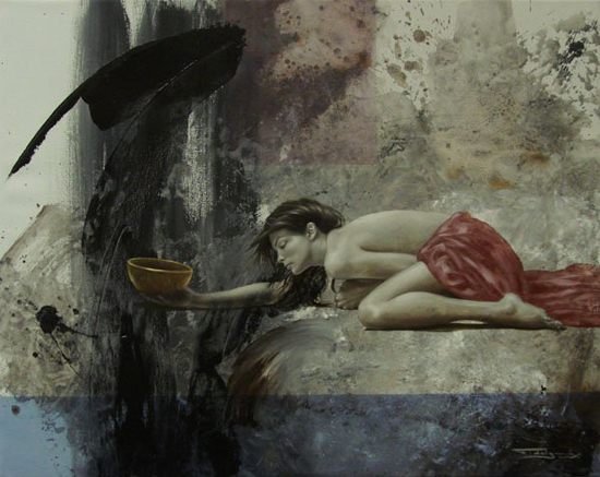 Figurative realism and abstract expressionism: paintings by Fidel Garcia