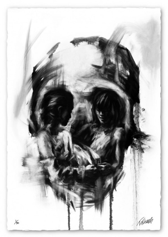 The skull illusion by Tom French