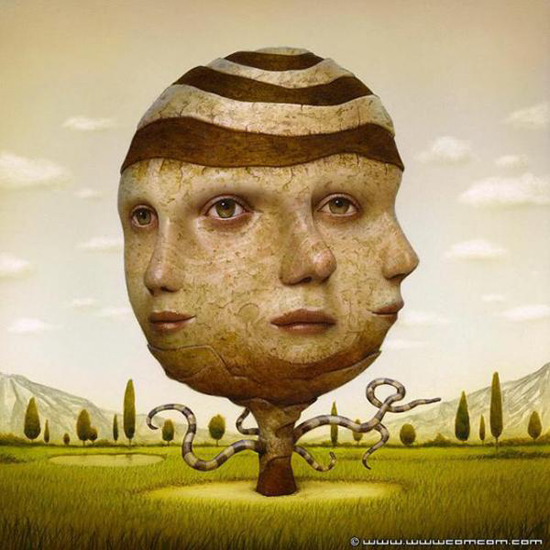 A vision like a dream, paintings by Naoto Hattori