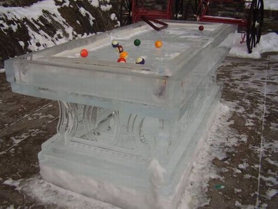 Unusual pool tables
