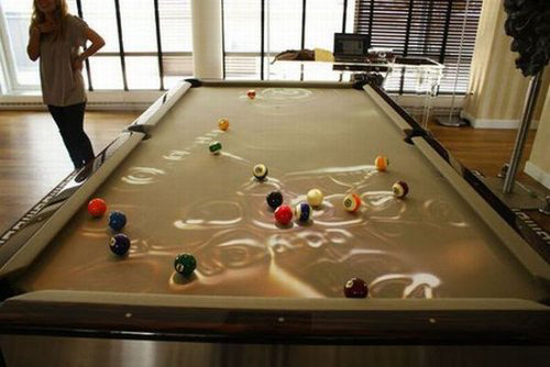 Unusual pool tables