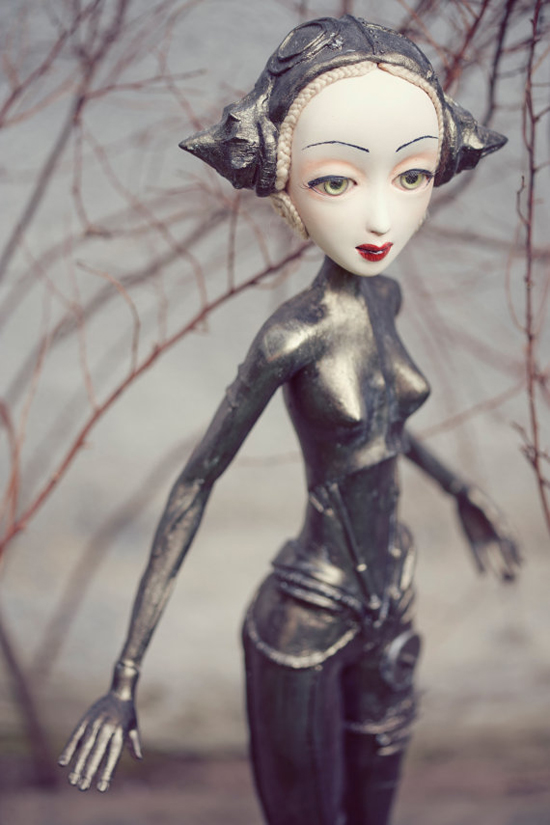 Expressive and unique art doll by Omega Dolls