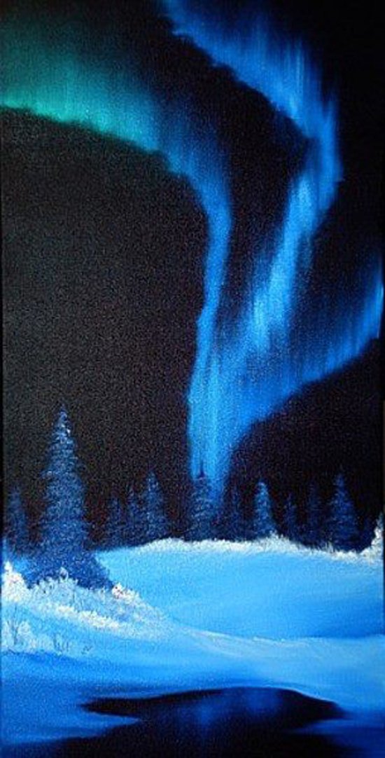 Northern Lights series, oil on canvas by Richard Humphrey