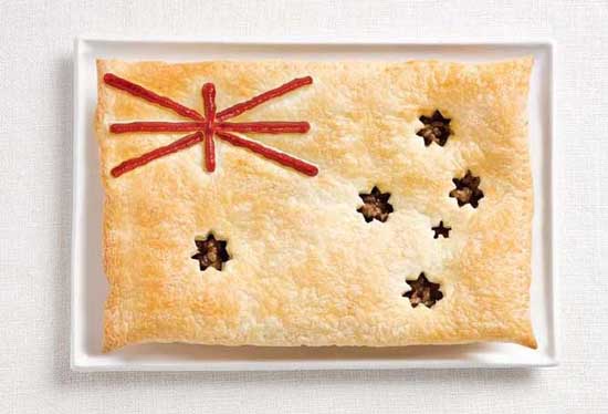 Tasty National Flags, campaign inspired by food for Sydney's International Food Festival