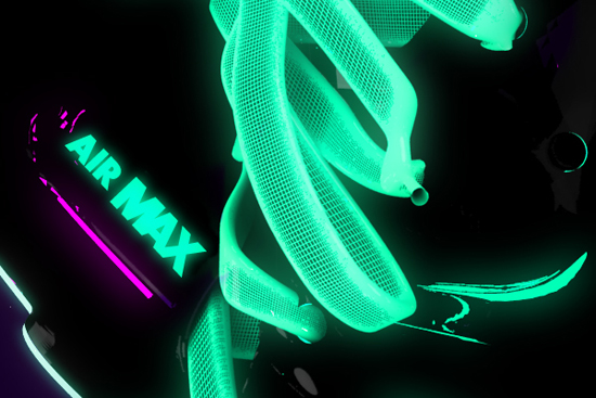 Nike - Glow in the dark T-shirts, project by Digimental Studio