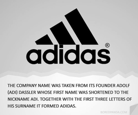How famous brands got their names, logos