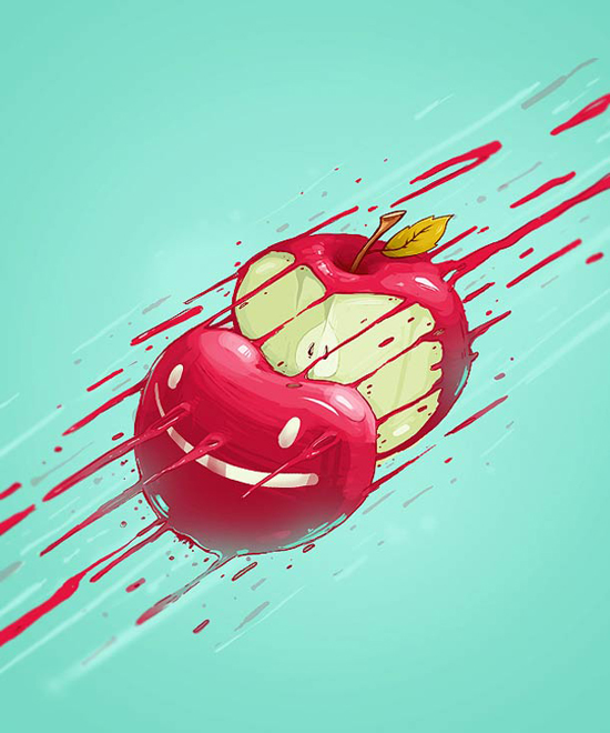 Vitamin Bomb, illustration by Georgi Dimitrov - Erase