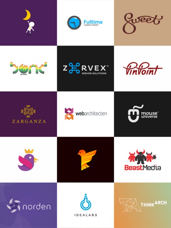 Logo design portfolio of Utopia branding agency