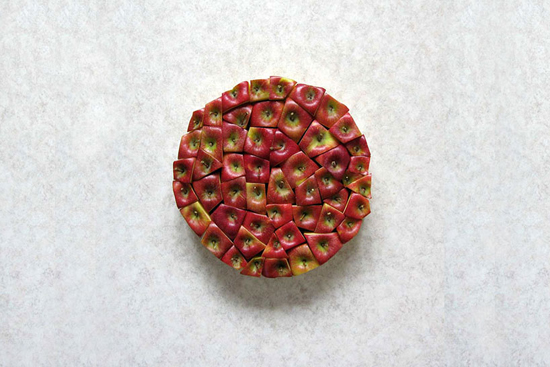 Geometric food art, photo projects by Şakir Gökçebağ