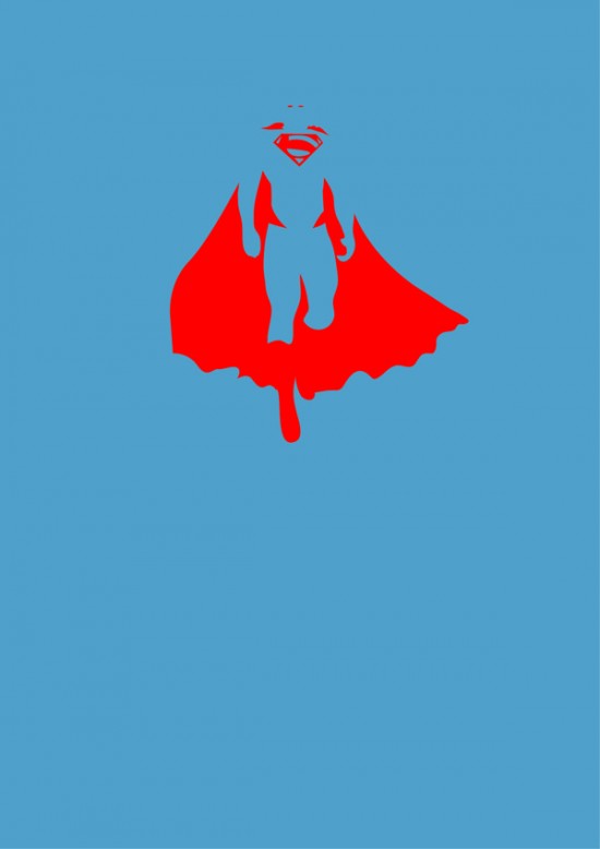 Super hero minimalist posters by Michael Turner