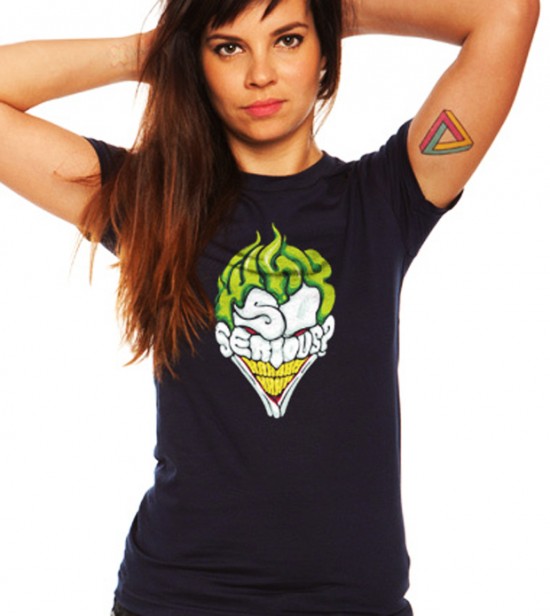 Why so serious - The Joker - Batman - women custom t-shirt design