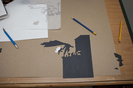 Creative paper-cut silhouettes by David A. Reeves