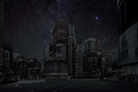 Darkened Cities, project by Thierry Cohen