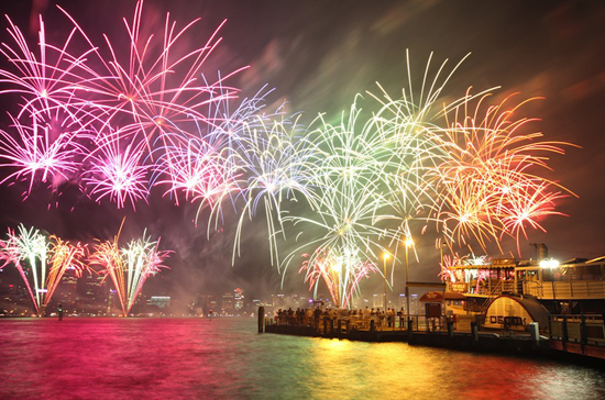 Fantastic long exposures of fireworks
