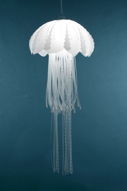 Jellyfish lamps by Roxy Russell Design