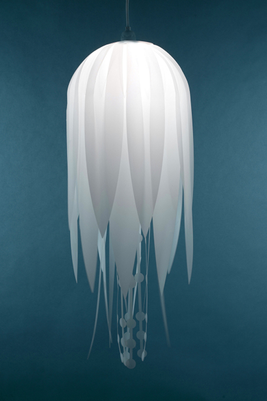 Jellyfish lamps by Roxy Russell Design