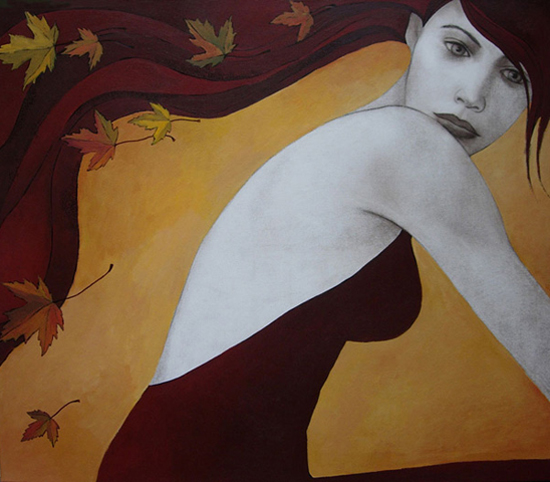 Contemporary representation of femininity and sensuality by Olga Gouskova