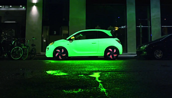 Opel ADAM - The Color Changing Car