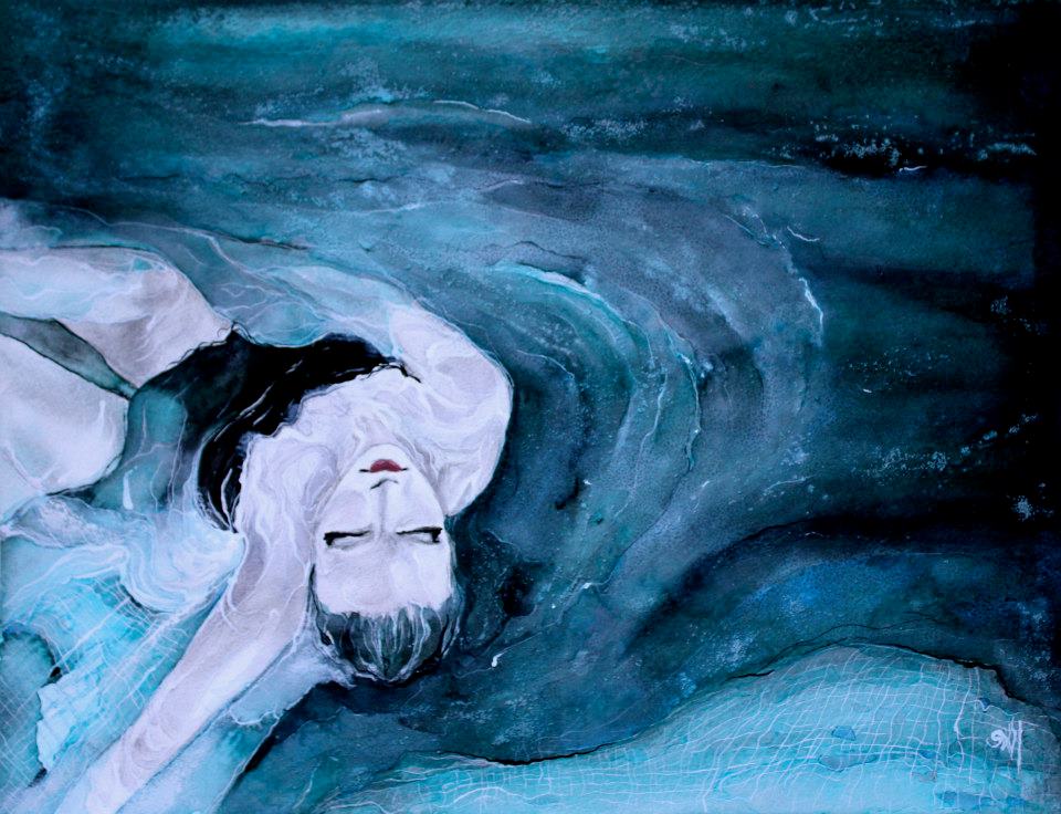 Paintings by Stephanie Noblet aka mademoiselle Zazie - Ego - AlterEgo