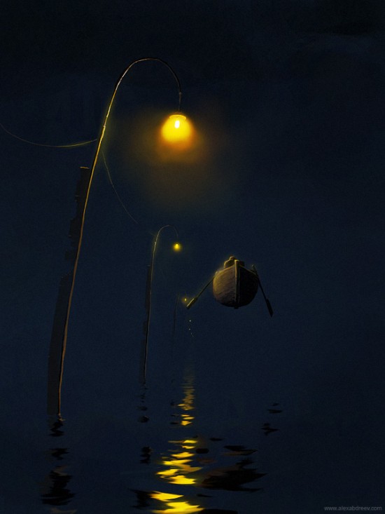 A Separate Reality, digital painting by Alex Andreyev