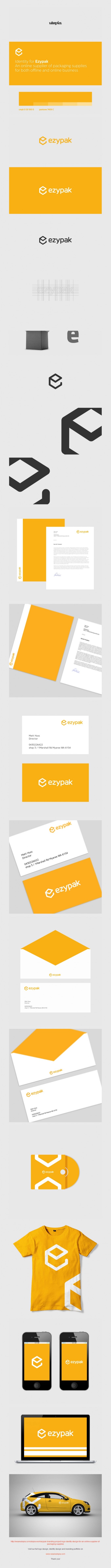 Ezypak logo and corporate identity design by Utopia Branding Agency2