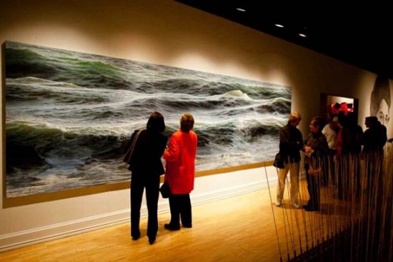 Impressive photo-realistic paintings of waves by Ran Ortner