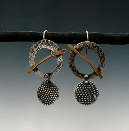 Earrings designs by Patti Wells