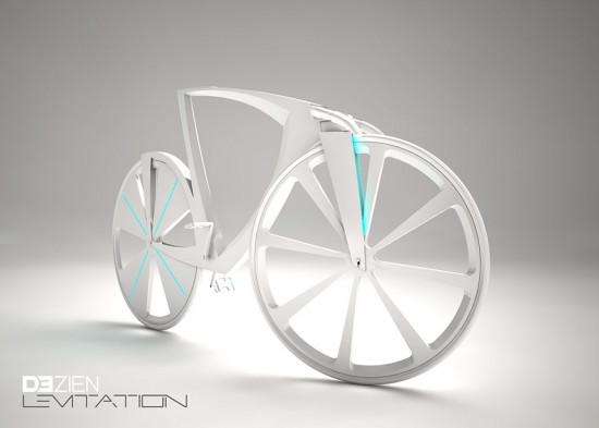 High-Tech Levitation bike generates electricity