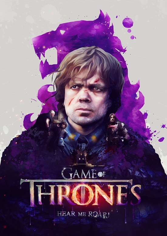 Gorgeous Game of Thrones posters by Adam Spizak