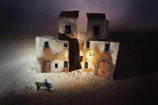 Imaginary towns series, digital art by Francesco Romoli