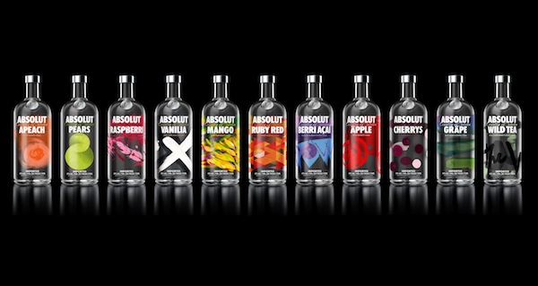 ABSOLUT Redesigns Bottles Of Its 11 Flavored Vodkas