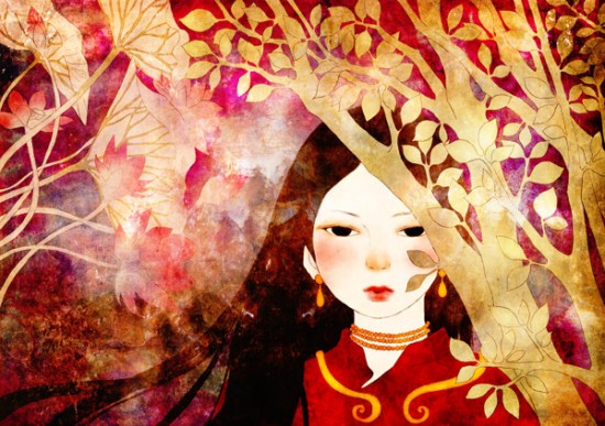 Folklore picture book illustration by Khoa Le