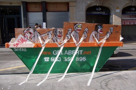 Street artist turns unwanted trash into whimsical, quirky characters