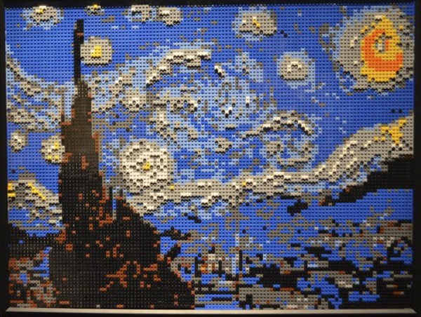 Elaborate NY LEGO Exhibit inspired by Famous Masterpieces