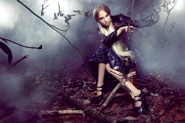 The Girl in the Woods, Editorial Spread for Nuyou Magazine by Brendan Zhang
