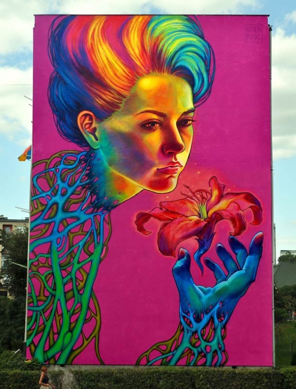 Amazing street art by Natalia Rak