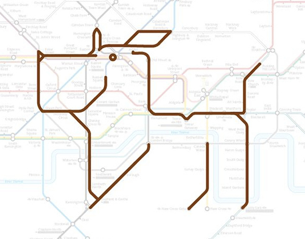 Animals who’ve been hiding out in the London Underground map