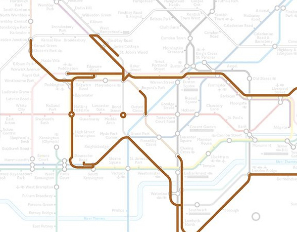 Animals who’ve been hiding out in the London Underground map