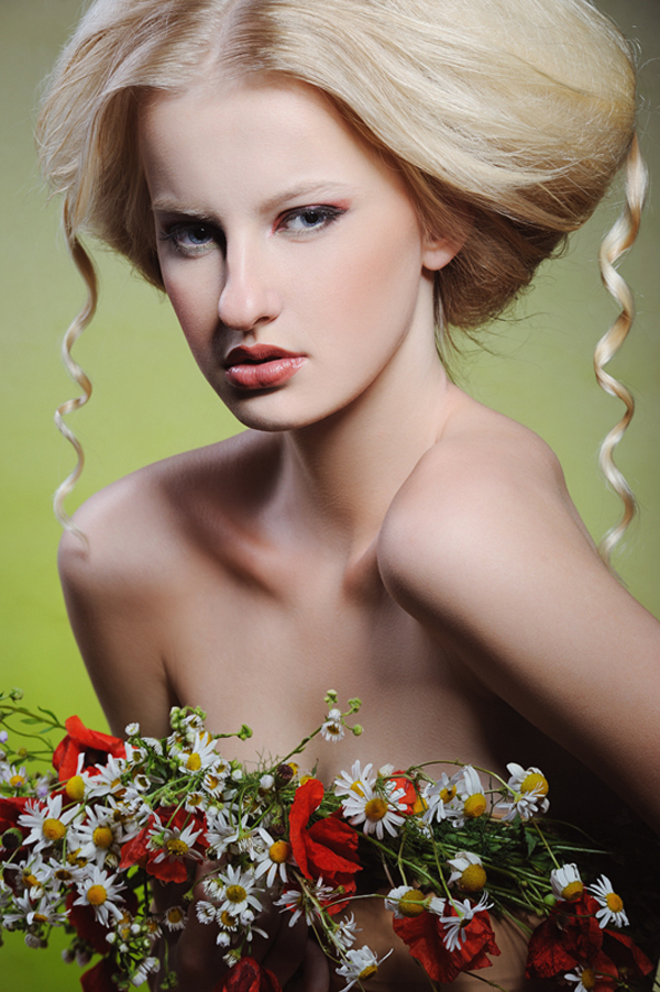 Beauty in bloom by Olenka Moravska