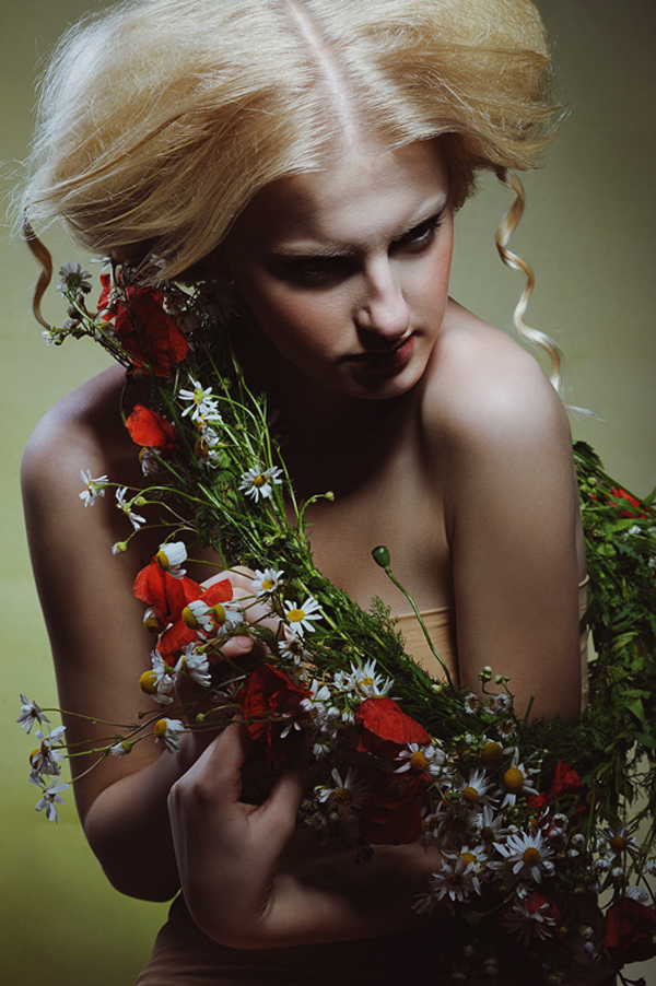 Beauty in bloom by Olenka Moravska