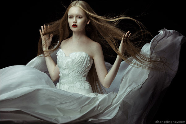 Cold Flowers, fashion campaign photographed by Zhang Jingna