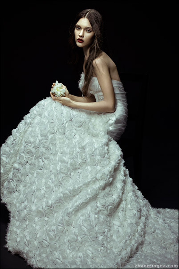 Cold Flowers, fashion campaign photographed by Zhang Jingna