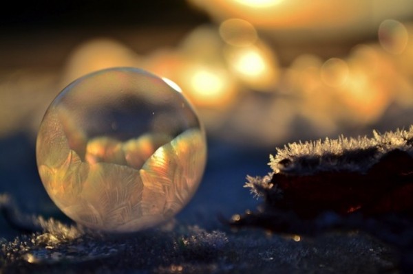 Frozen Bubbles Photography by Angela Kelly