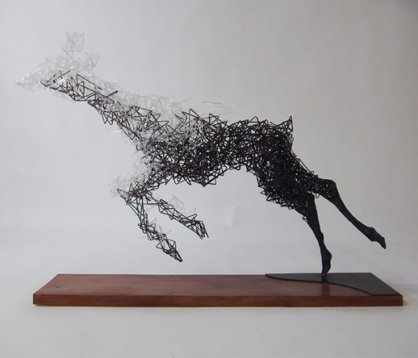 Surreal sculptures of disintegrating animals
