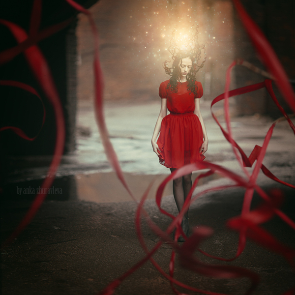 "Color tales" project. "Red" series by Anka Zhuravleva