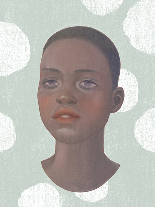 Selected portrait from 2013-2014, digital art by Hsiao-Ron Cheng