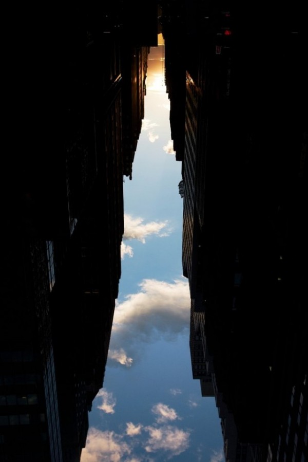 Buildings Made of Sky, urban iconography by Peter Wegner