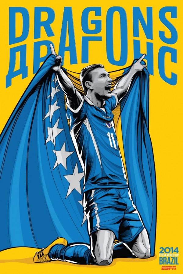 National team posters for all World Cup countries